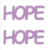 Custom-Buzz Word - HOPE Pink