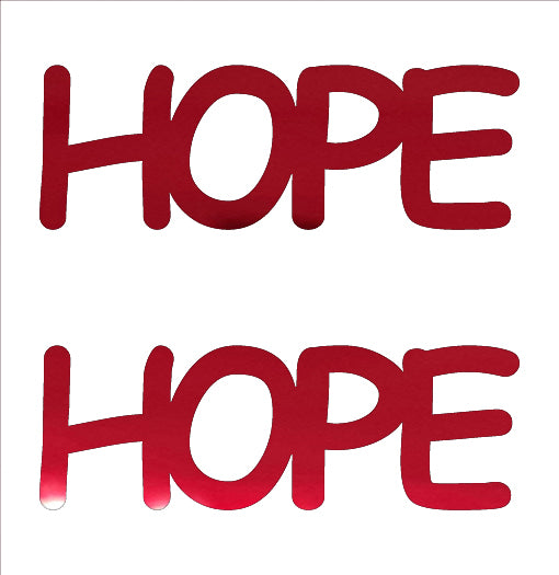 Custom-Buzz Word - HOPE Red