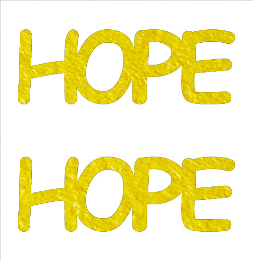 Custom-Buzz Word - HOPE Yellow Paper