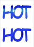 Custom-Buzz Word - HOT Blue Royal