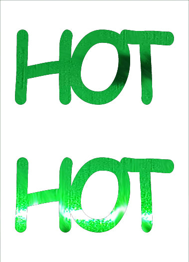 Custom-Buzz Word - HOT Green