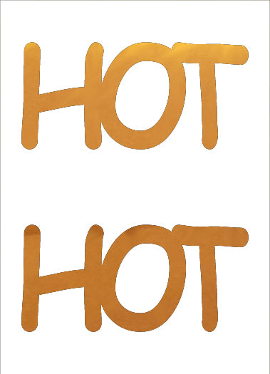 Custom-Buzz Word - HOT Orange