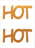 Custom-Buzz Word - HOT Orange