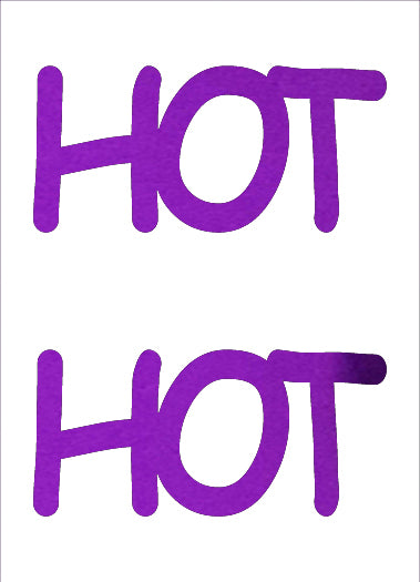 Custom-Buzz Word - HOT Purple