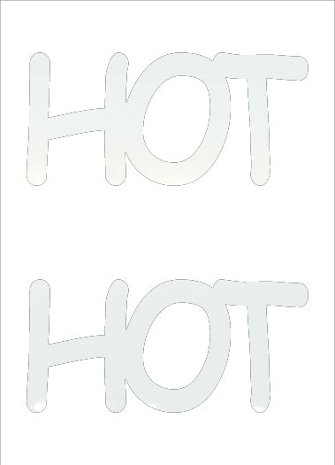 Custom-Buzz Word - HOT White