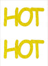 Custom-Buzz Word - HOT Yellow Paper