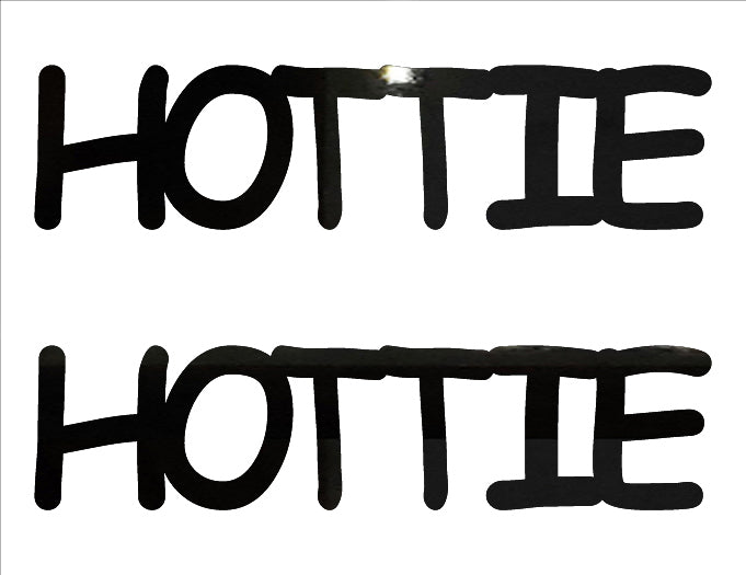 Custom-Buzz Word - HOTTIE Black