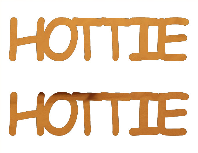 Custom-Buzz Word - HOTTIE Orange