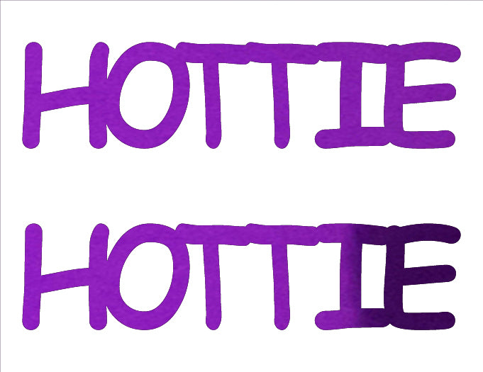 Custom-Buzz Word - HOTTIE Purple