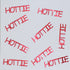 Custom-Buzz Word - HOTTIE Red