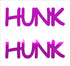 Custom-Buzz Word - HUNK Fuchsia