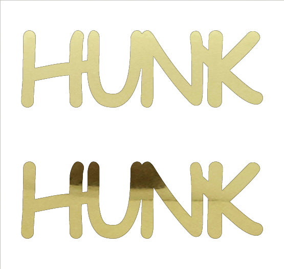 Custom-Buzz Word - HUNK Gold