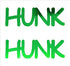 Custom-Buzz Word - HUNK Green