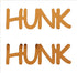 Custom-Buzz Word - HUNK Orange