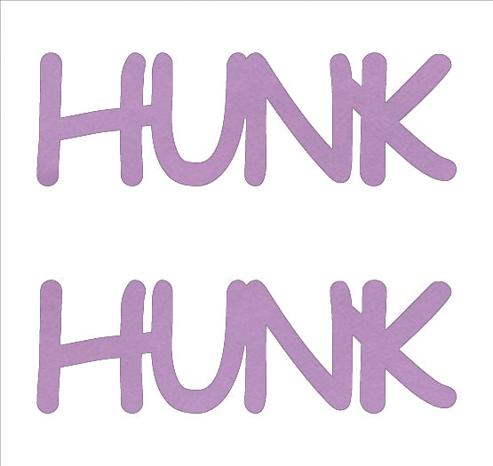 Custom-Buzz Word - HUNK Pink