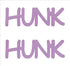 Custom-Buzz Word - HUNK Pink