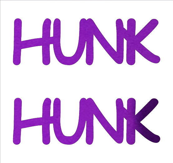 Custom-Buzz Word - HUNK Purple