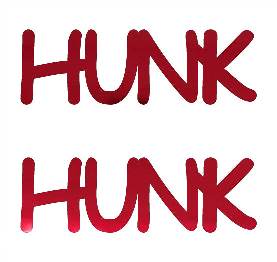 Custom-Buzz Word - HUNK Red