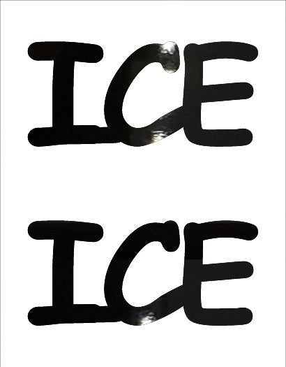 Custom-Buzz Word - ICE Black