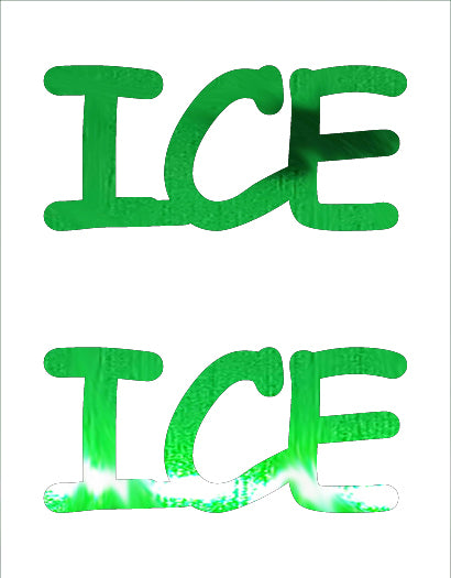 Custom-Buzz Word - ICE Green