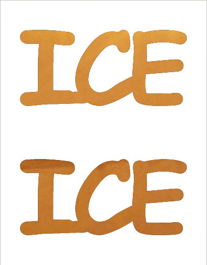 Custom-Buzz Word - ICE Orange