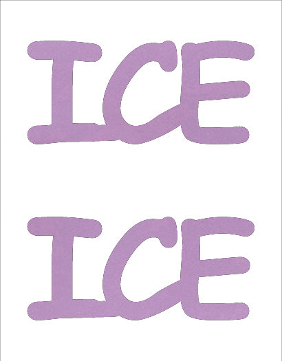 Custom-Buzz Word - ICE Pink