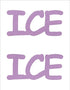 Custom-Buzz Word - ICE Pink