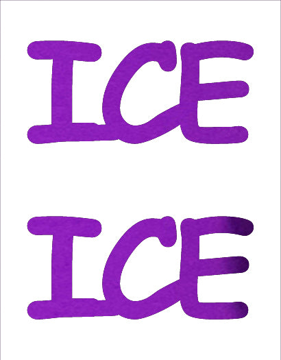 Custom-Buzz Word - ICE Purple