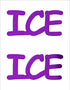 Custom-Buzz Word - ICE Purple