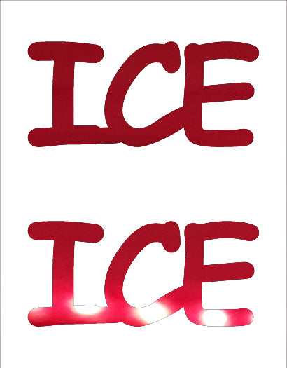 Custom-Buzz Word - ICE Red