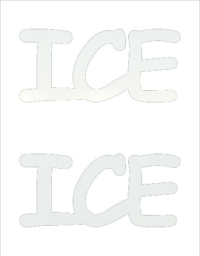 Custom-Buzz Word - ICE White