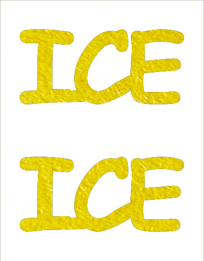 Custom-Buzz Word - ICE Yellow Paper