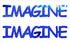 Custom-Buzz Word - IMAGINE Blue Royal