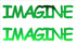 Custom-Buzz Word - IMAGINE Green