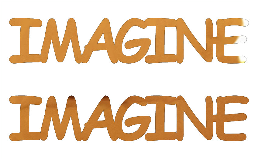 Custom-Buzz Word - IMAGINE Orange