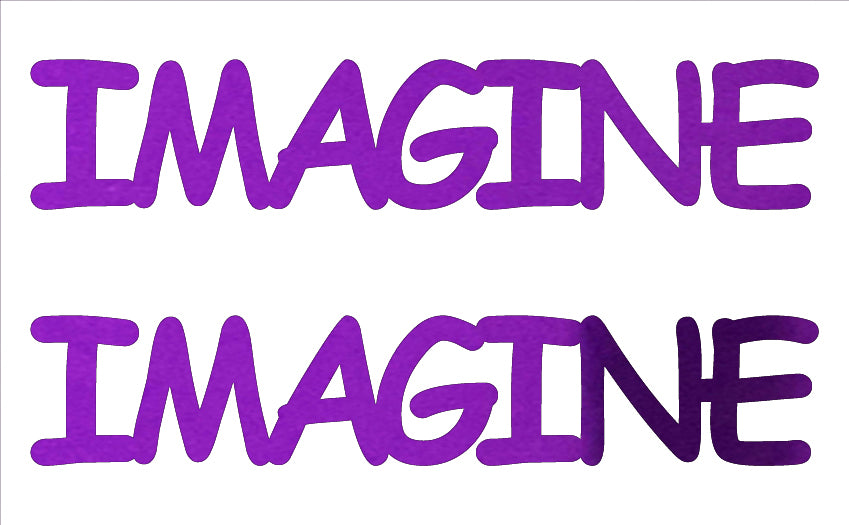 Custom-Buzz Word - IMAGINE Purple