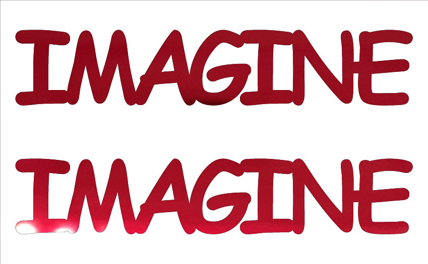 Custom-Buzz Word - IMAGINE Red