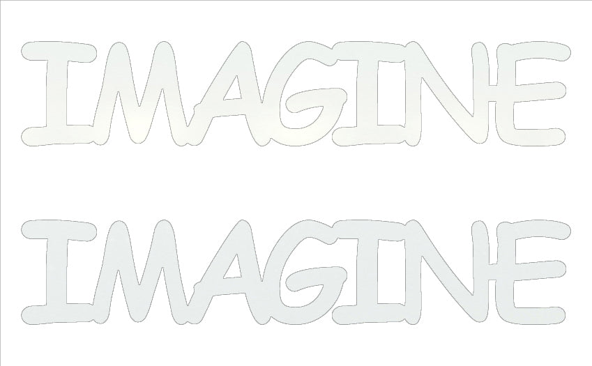 Custom-Buzz Word - IMAGINE White