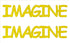 Custom-Buzz Word - IMAGINE Yellow Paper