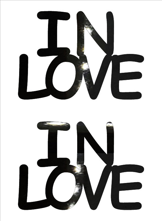 Custom-Buzz Word - IN LOVE Black