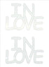 Custom-Buzz Word - IN LOVE White