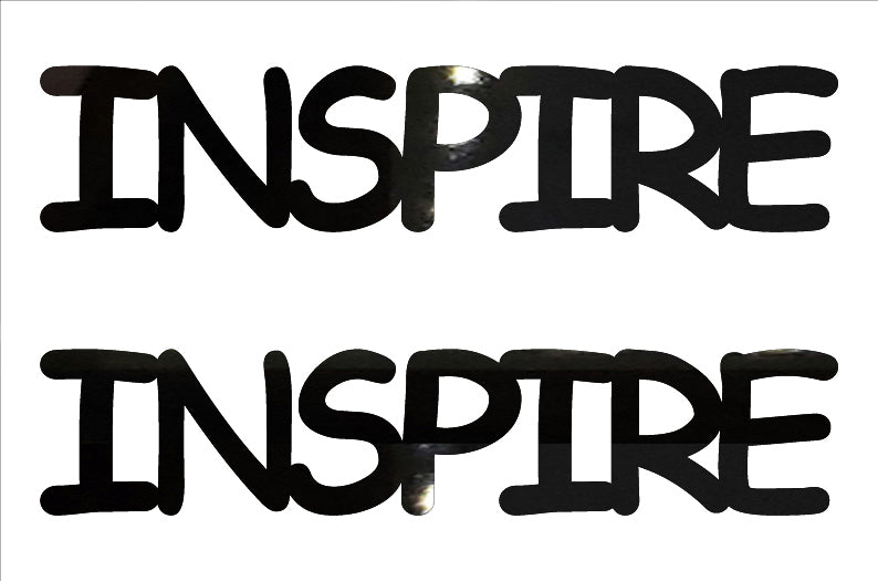 Custom-Buzz Word - INSPIRE Black