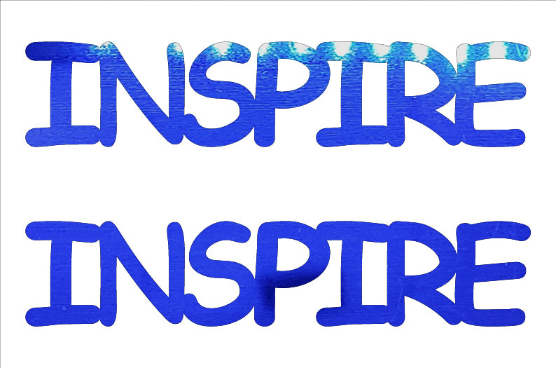 Custom-Buzz Word - INSPIRE Blue Royal