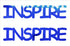 Custom-Buzz Word - INSPIRE Blue Royal