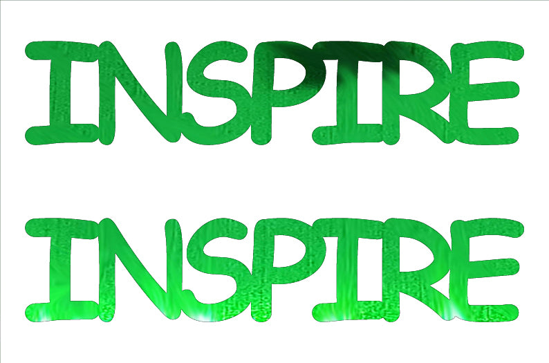 Custom-Buzz Word - INSPIRE Green