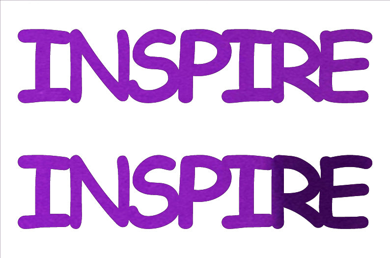 Custom-Buzz Word - INSPIRE Purple