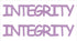 Custom-Buzz Word - INTEGRITY Pink