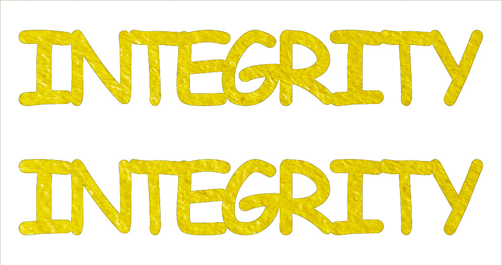 Custom-Buzz Word - INTEGRITY Yellow Paper