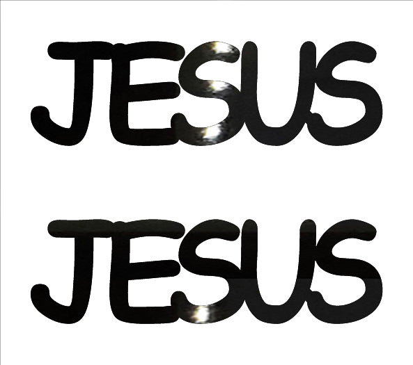 Custom-Buzz Word - JESUS Black