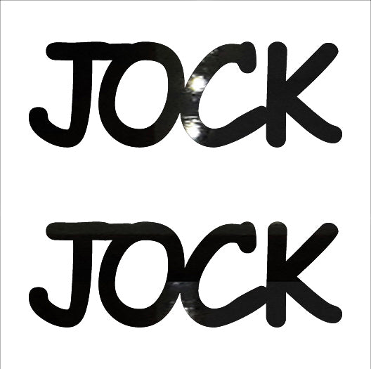 Custom-Buzz Word - JOCK Black